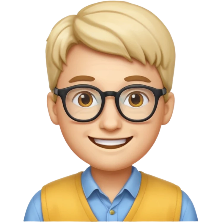 Emoji nerd emoji