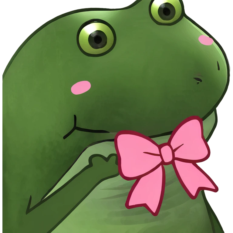 pink bow emoji