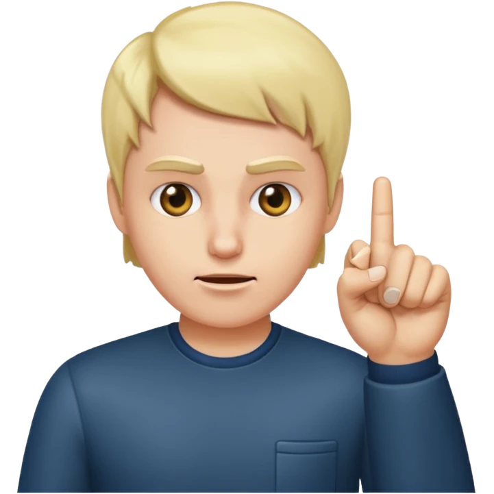 Someone putting a finger gun to their head emoji