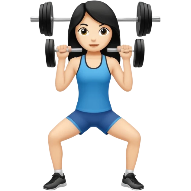 mach mir einen fitness typen mit schwarzen haaren der unglücklich ist emoji