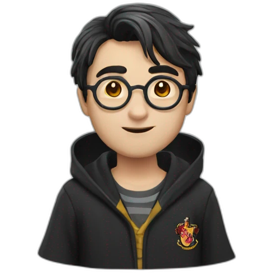 harry potter de terno emoji