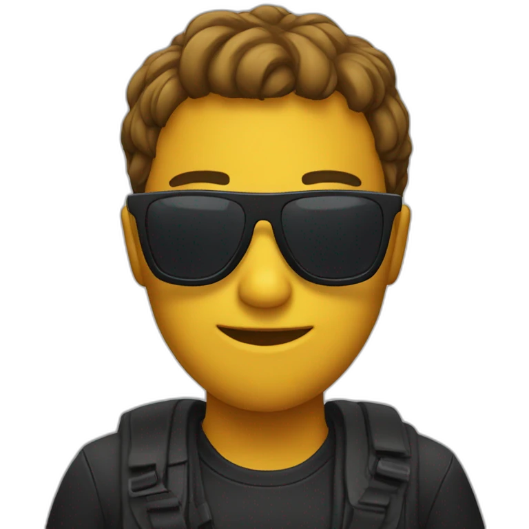 Kirbir with sunglasses  emoji