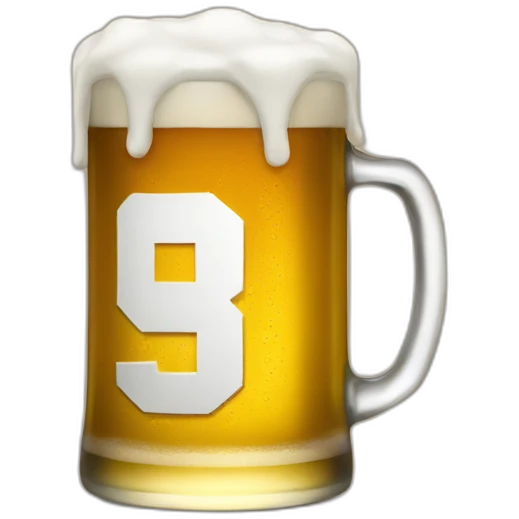 drinking beer with watching american football emoji