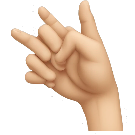 Hands that form a square with thumb and index fingers similar to 🫶🏼 emoji