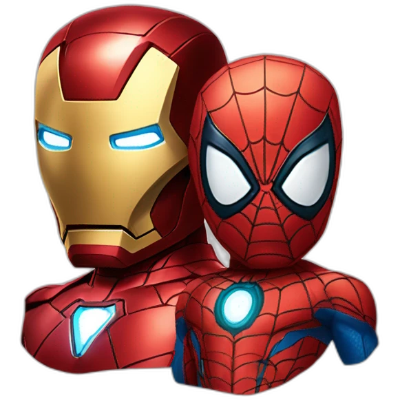 Iron man et spider man emoji