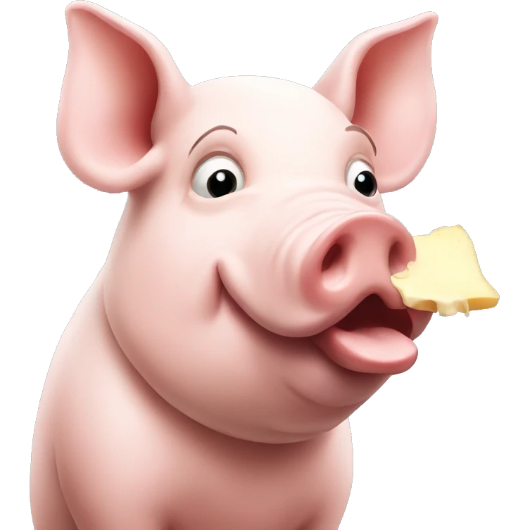 Pig eat tallow emoji