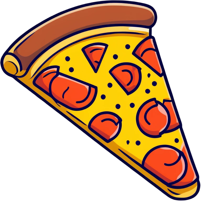 Extravagant gourmet pizza with gold leaf, wagyu beef, and truffle shavings emoji