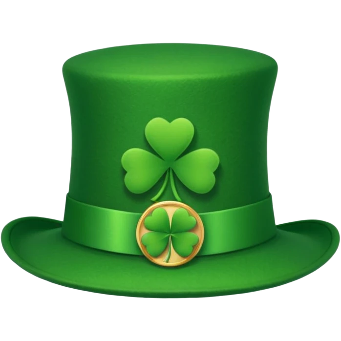 Saint Patrick's day hat emoji