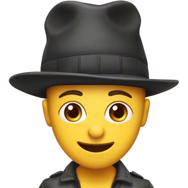 Taking off hat to say you’re welcome emoji
