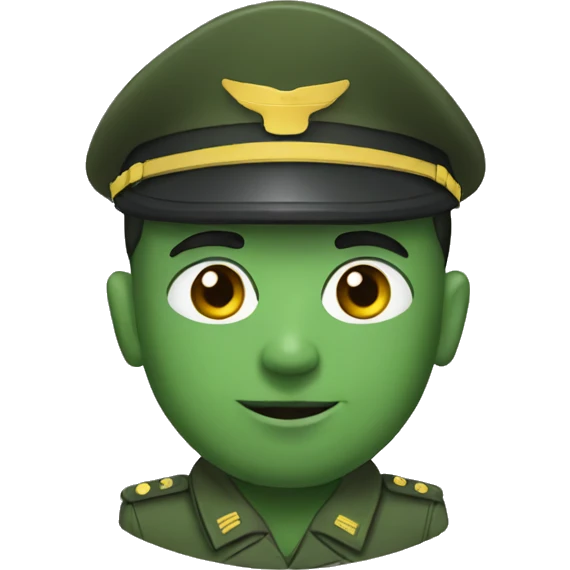 Saludo militar emoji