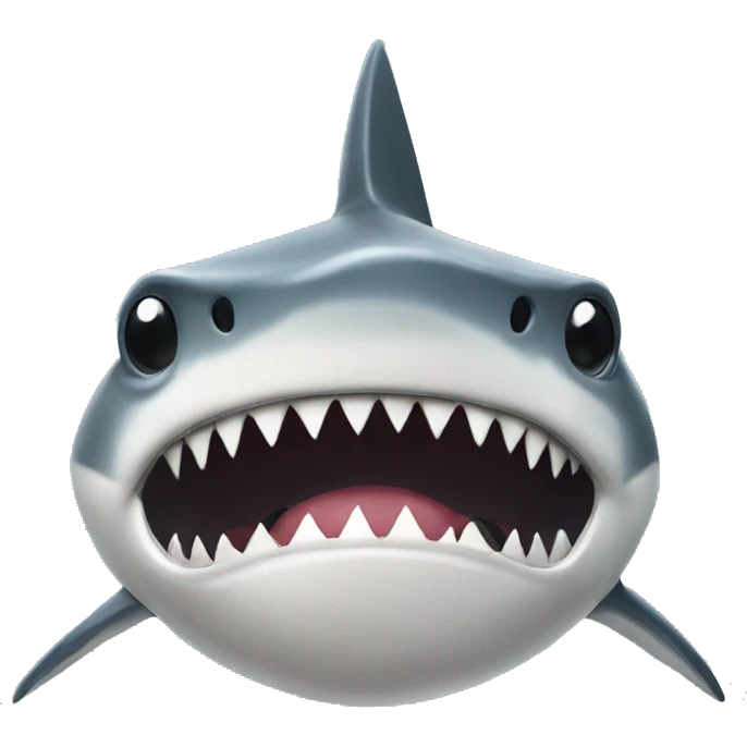 a shark with a mustache  emoji