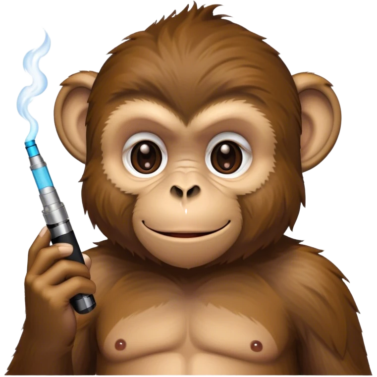 monkey holding vape emoji