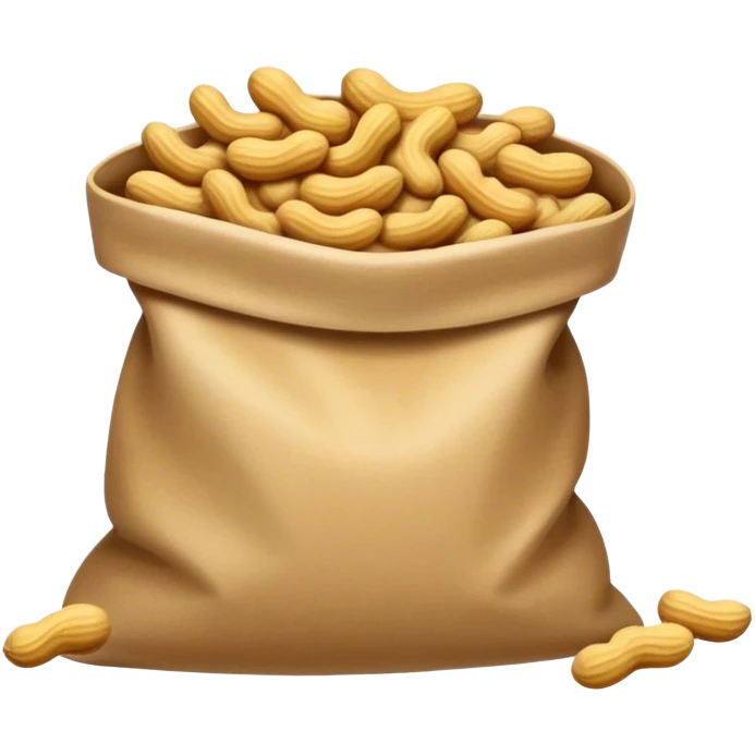 Bag of peanuts emoji