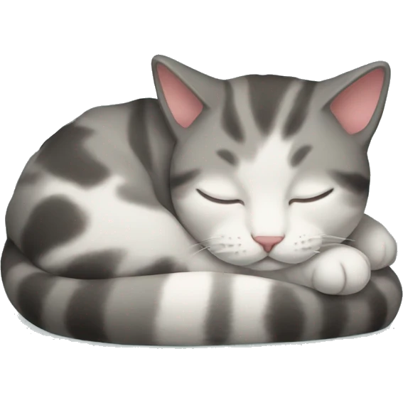 mini cat sleeping  emoji