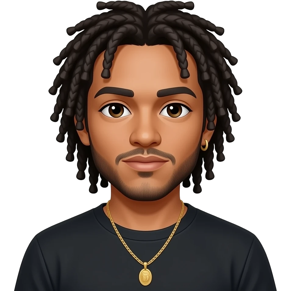 Ozuna dreadslocks emoji