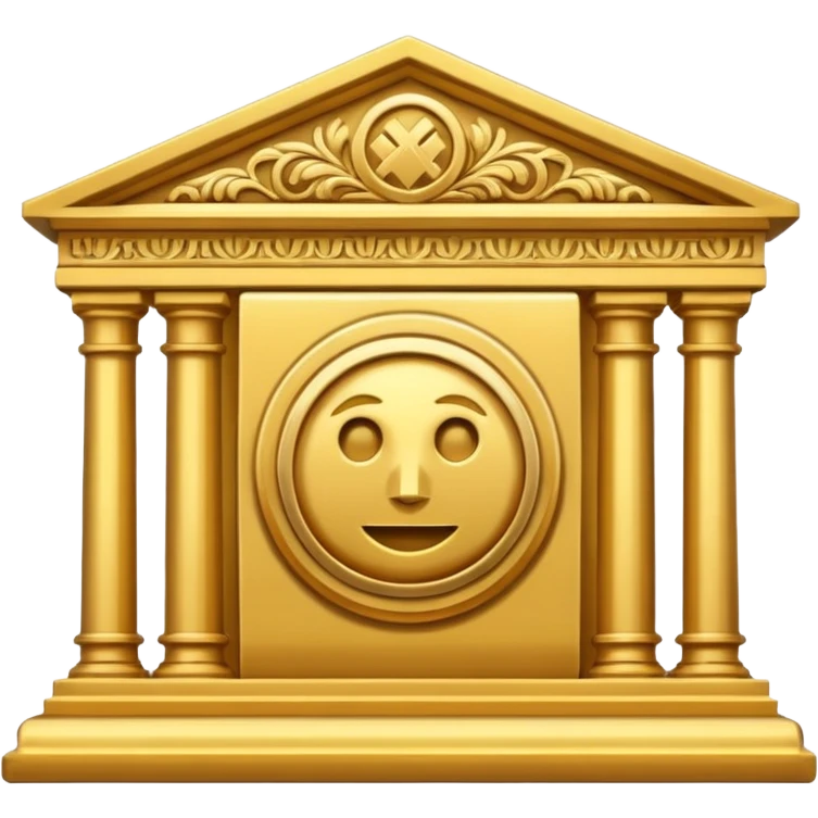 bank color gold emoji