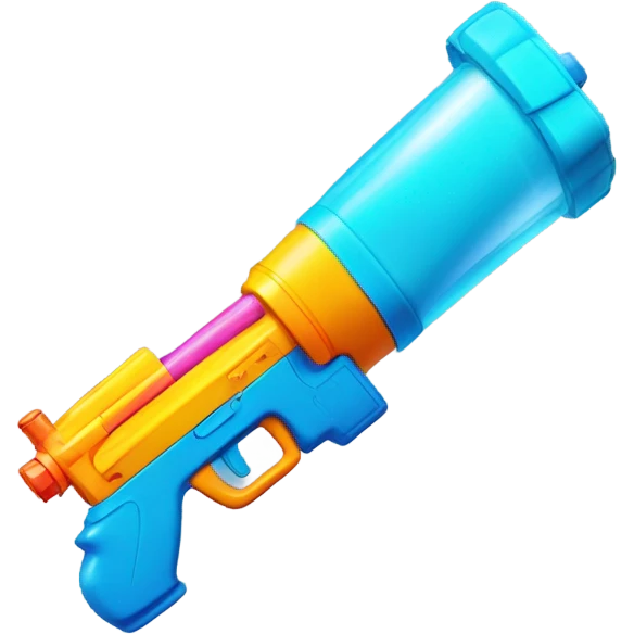 Huge water gun emoji