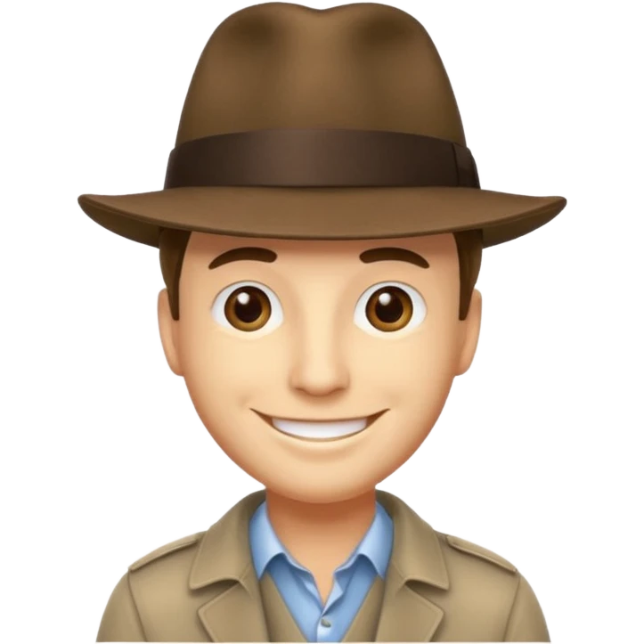 Fedora Hat Man emoji