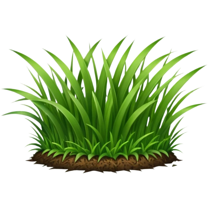 piece of short grass of a soccer field emoji