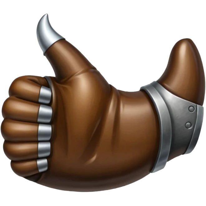 Emoji like (thumbs up) bull's hoof emoji emoji