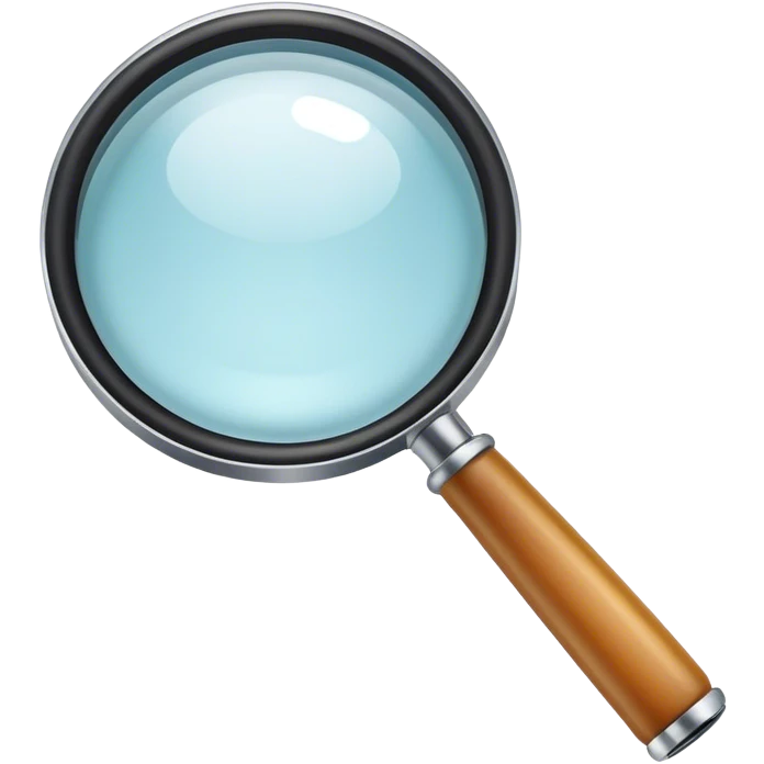 magnifying glass emoji