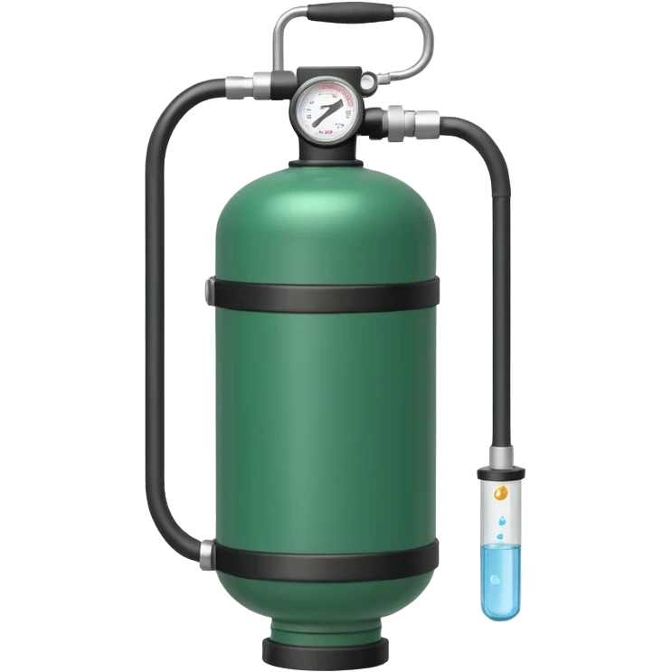 medical oxygen small green tank emoji