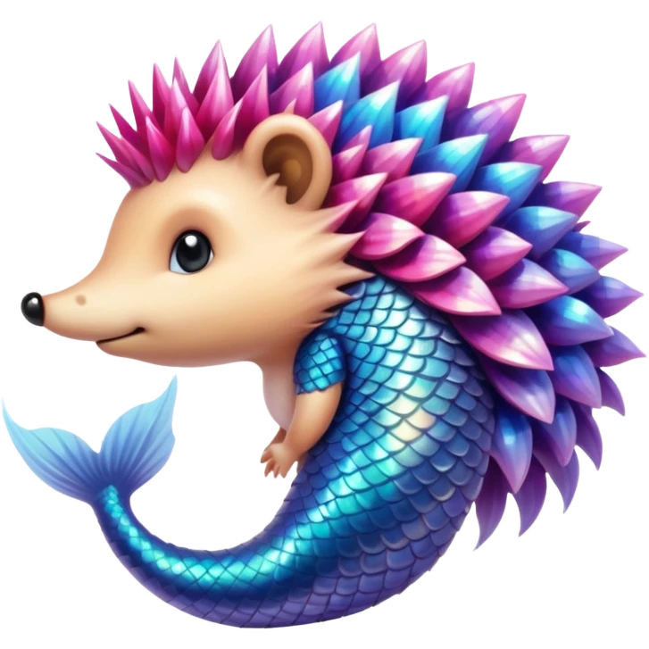 The mermaid hedgehog emoji