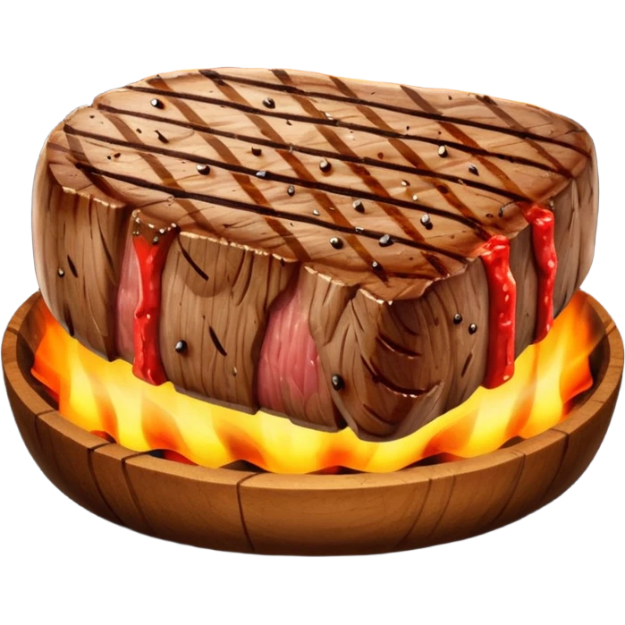 grilled steak emoji