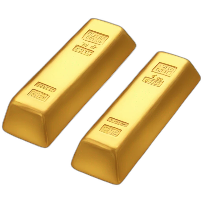 Gold bar emoji