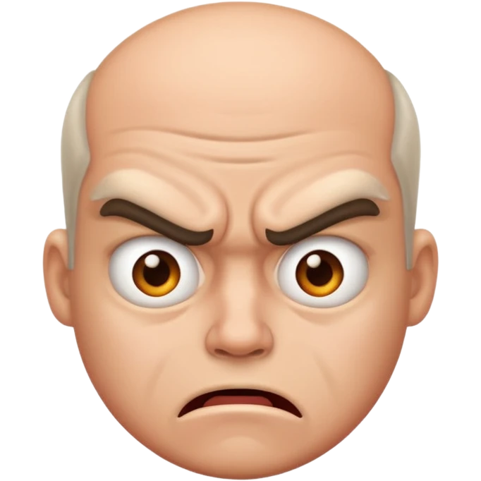 annoyed furious person emoji