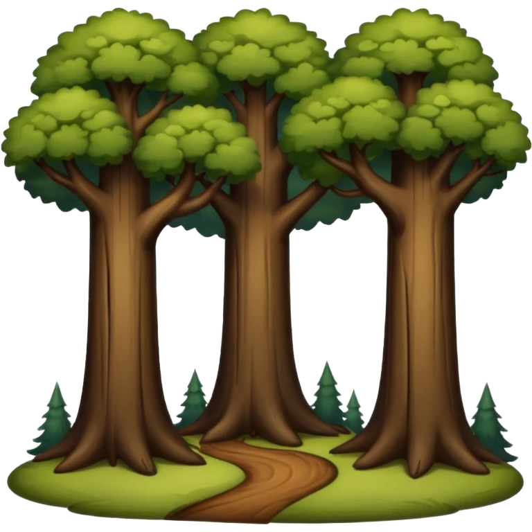 old woods emoji