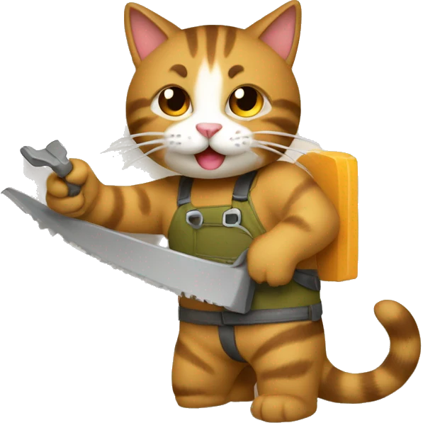 Gato bricando de una pared hacia el multiverso emoji