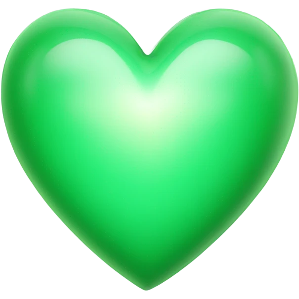 Green heart  emoji