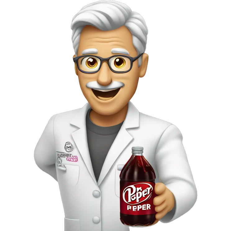 Dr Pepper pouring emoji