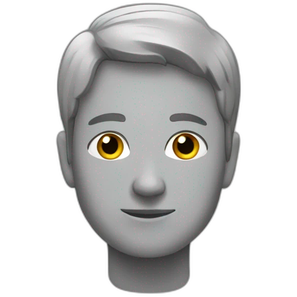 Chat européen gris emoji