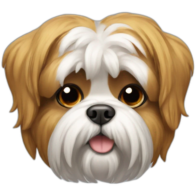 shitzu dog emoji