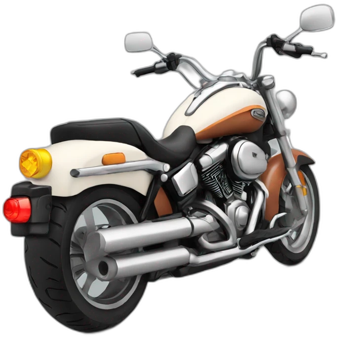 Motorcycle cruiser emoji