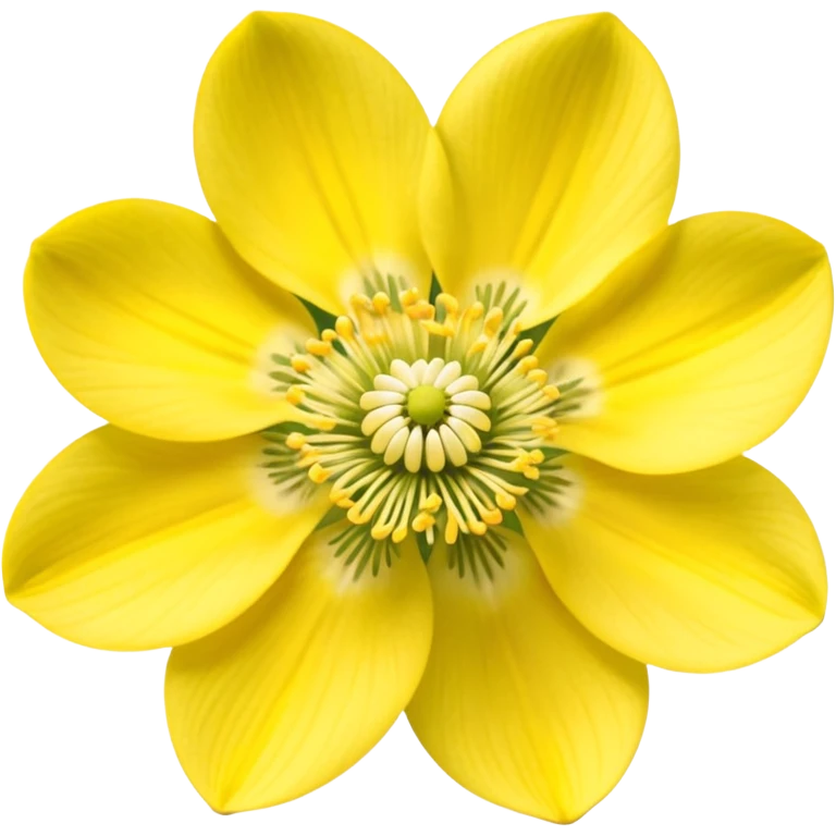 Yellow woodland anemone flowers emoji