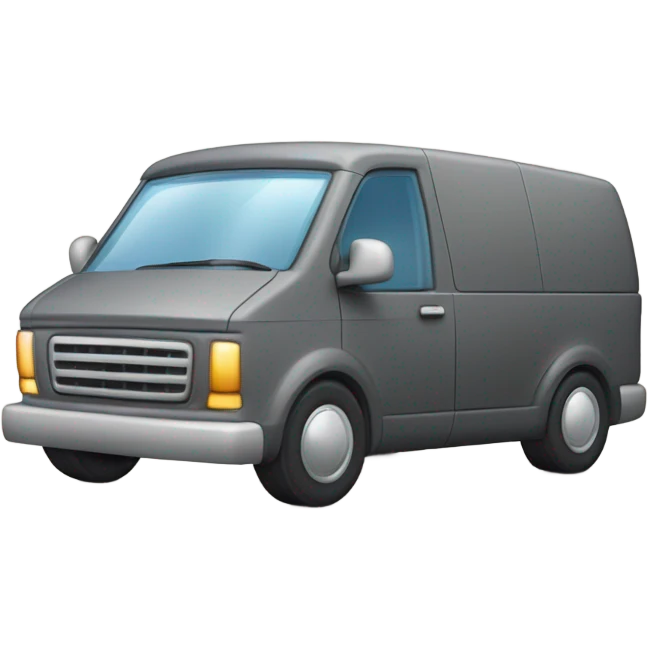 Minivan gravestone emoji