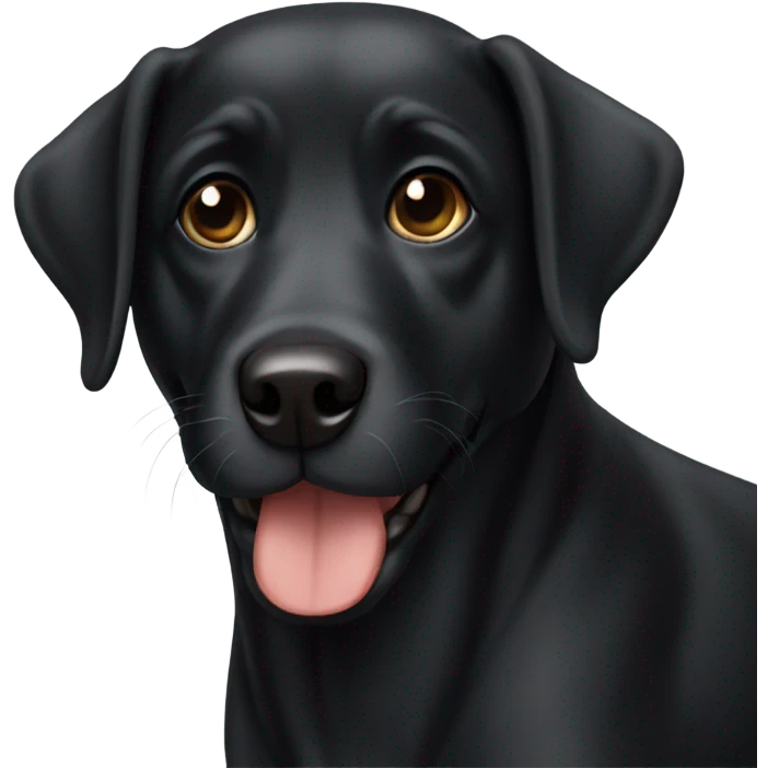 black dog wearing a cowboy hat and red bandana  emoji