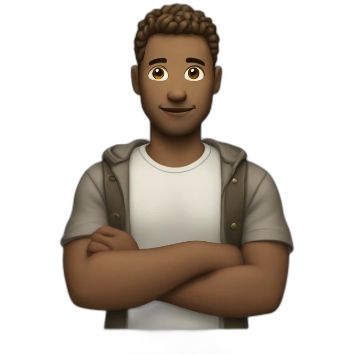 Love-white-man-with-barb emoji