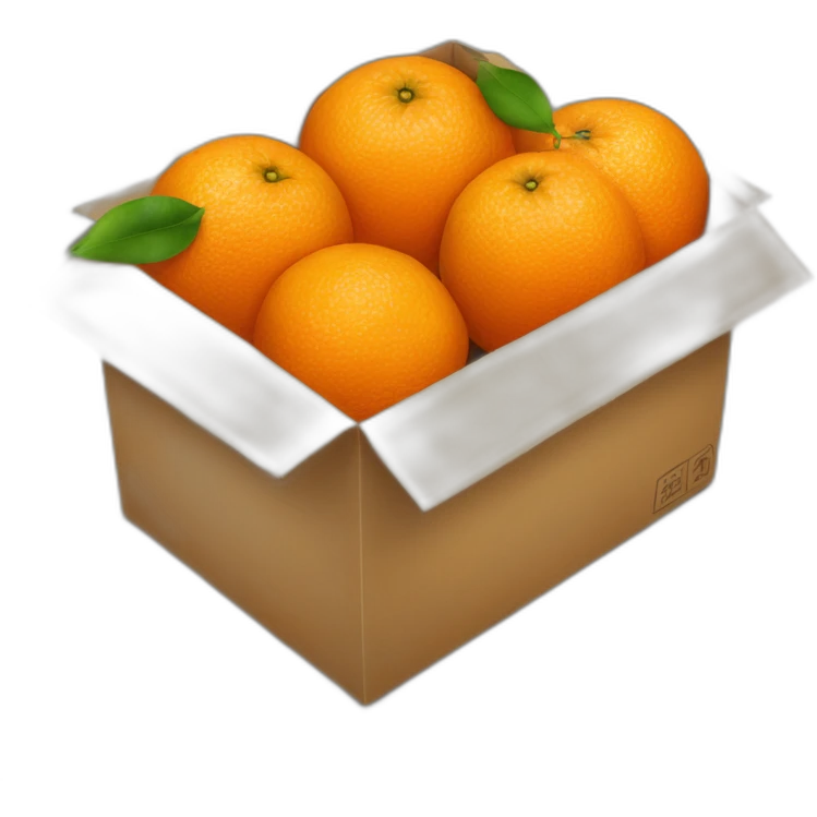 oranges in the box emoji