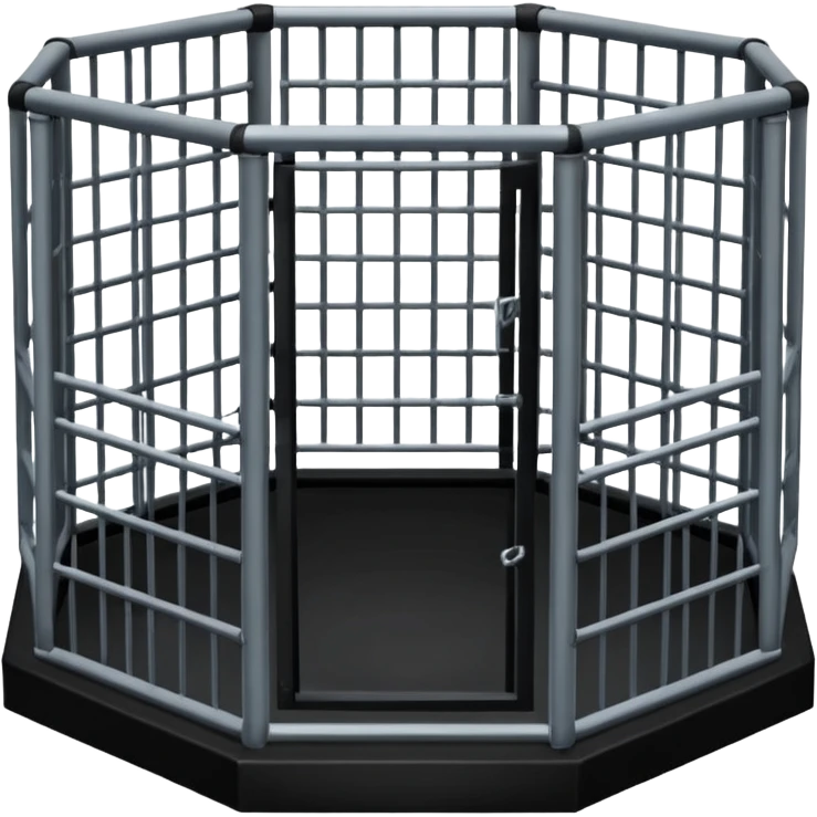 Crea un emoji de una jaula de ufc osea de un octagono de ufc emoji