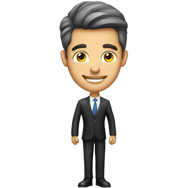 Real estate agent man sold house emoji