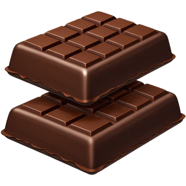Dark chocolate  emoji