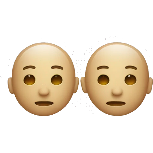 round with two heads emoji