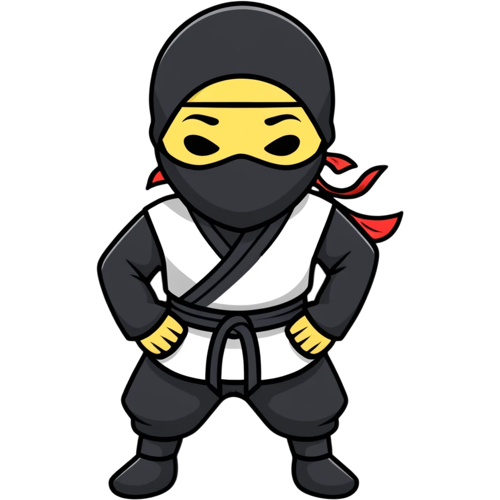 Moi déguiser en ninja  emoji