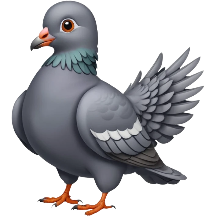 Pigeon alarm emoji