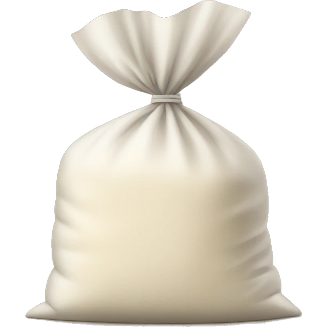 Bag of flour emoji