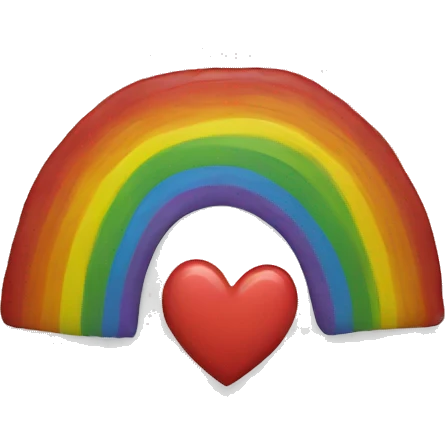 rainbow heart emoji